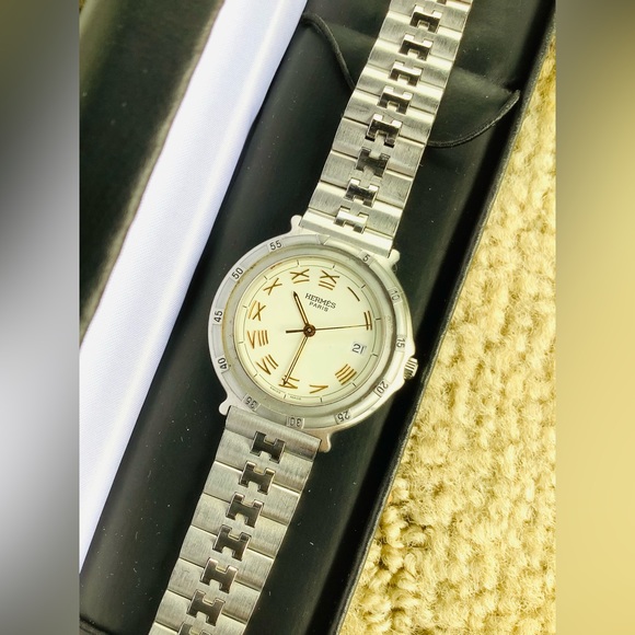 Mens authentic HERMES wristwatch 🌟🌟🌟 - Picture 10 of 12